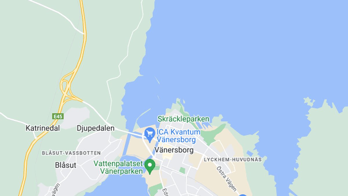 Google maps, Vänersborg