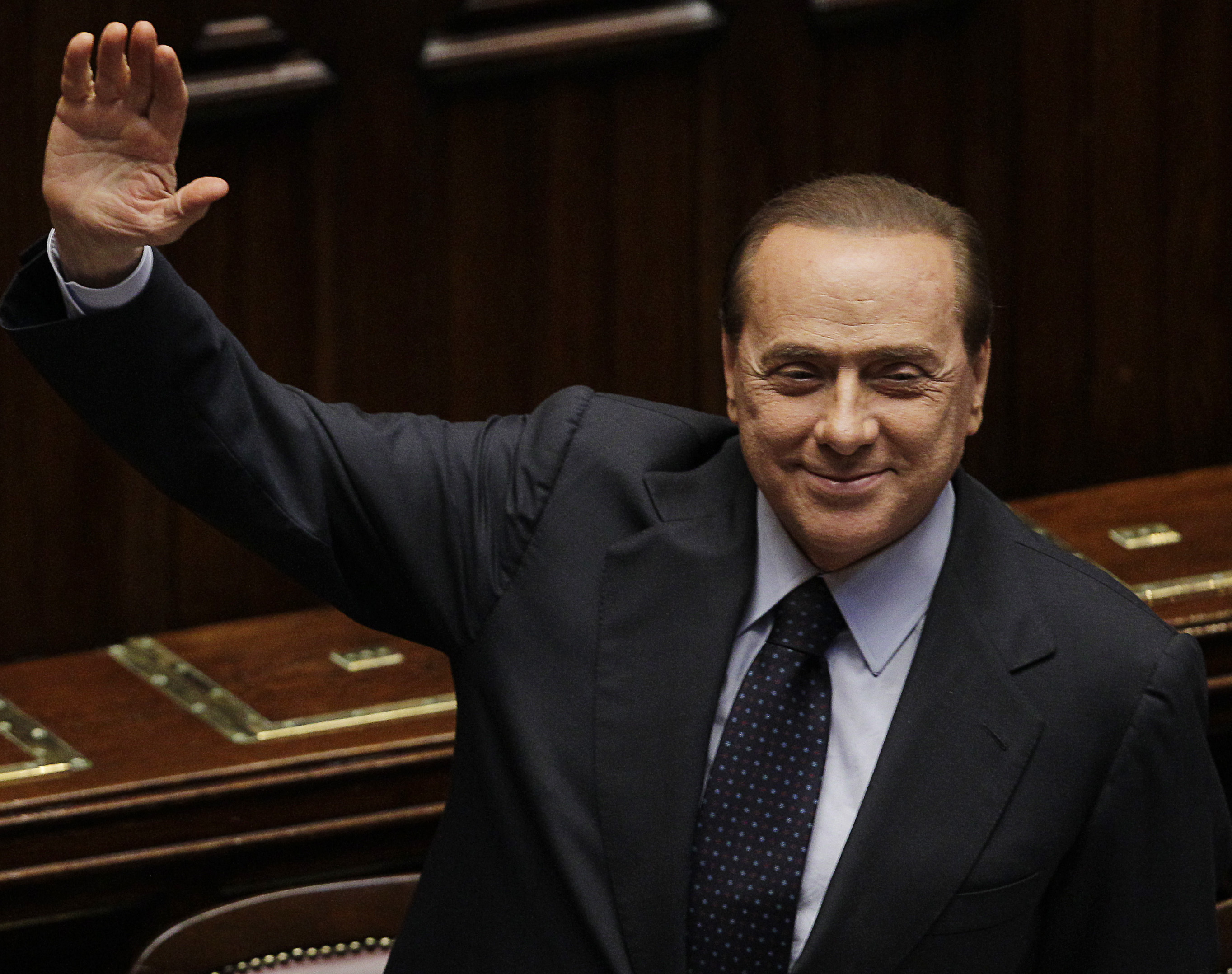 Silvio Berlusconi, en vinnare. 