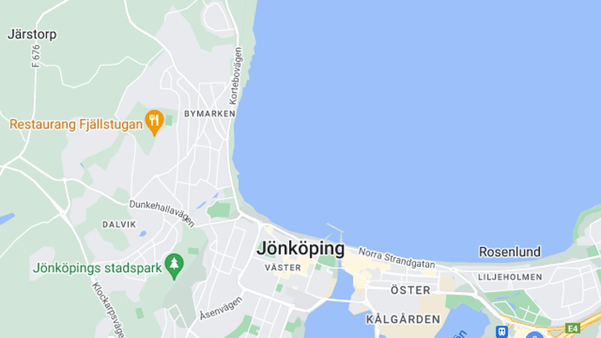 Google maps, Jönköping