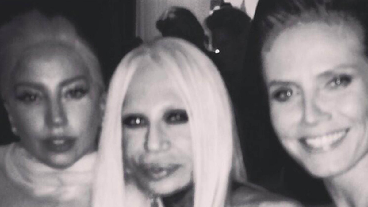 Lady Gaga, Donatella Versace och Heidi Klum. 