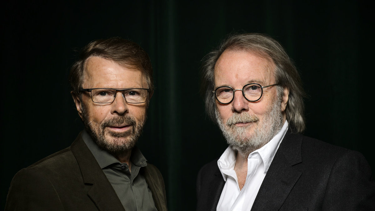 Björn Ulvaeus och Benny Andersson. Arkivbild.