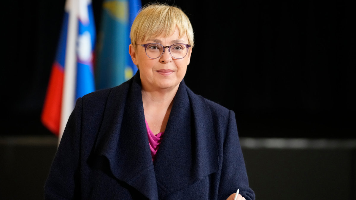 Natasa Pirc Musar valdes på söndagen till Sloveniens nästa president.