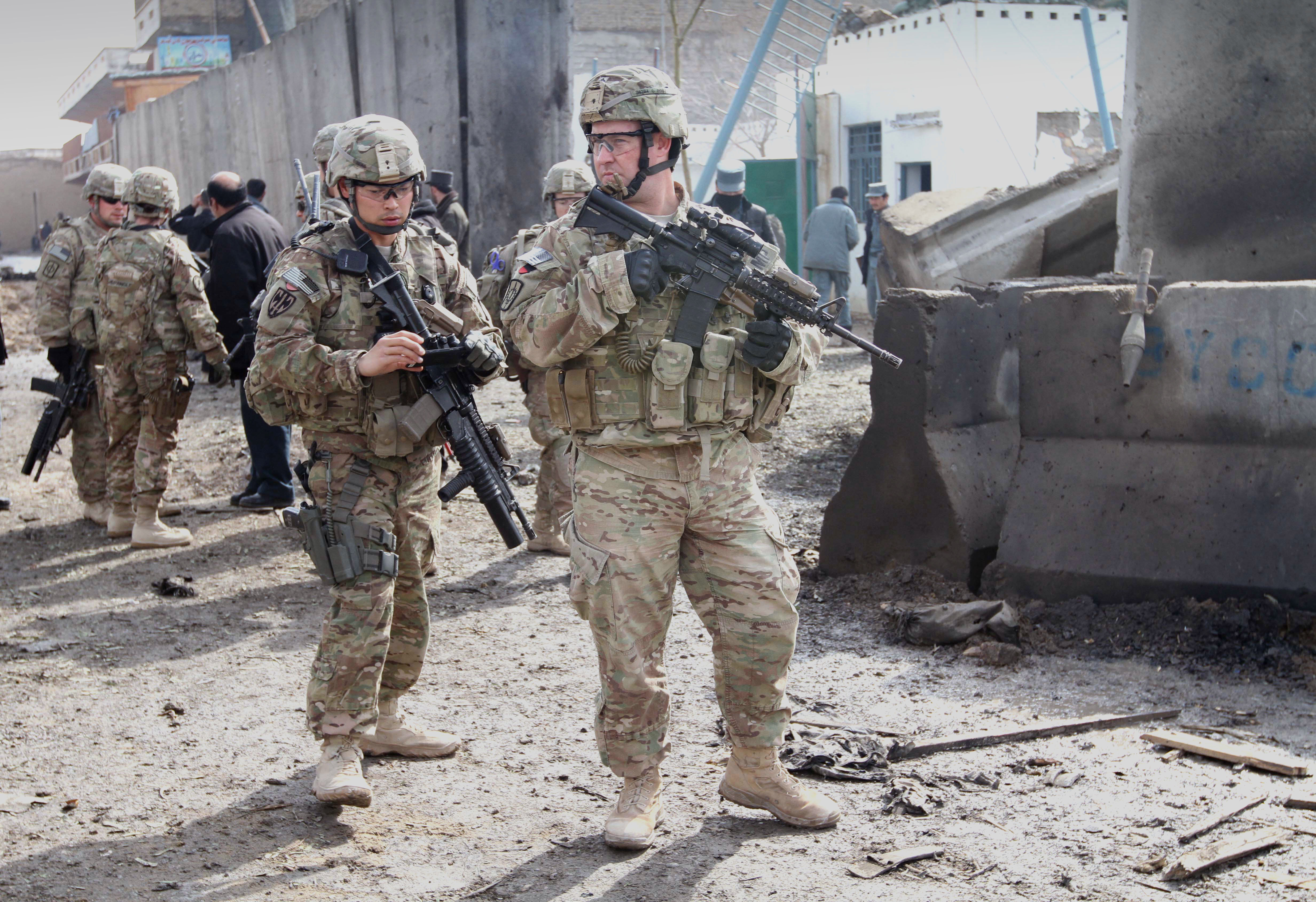 Amerikanska soldater i Afghanistan.