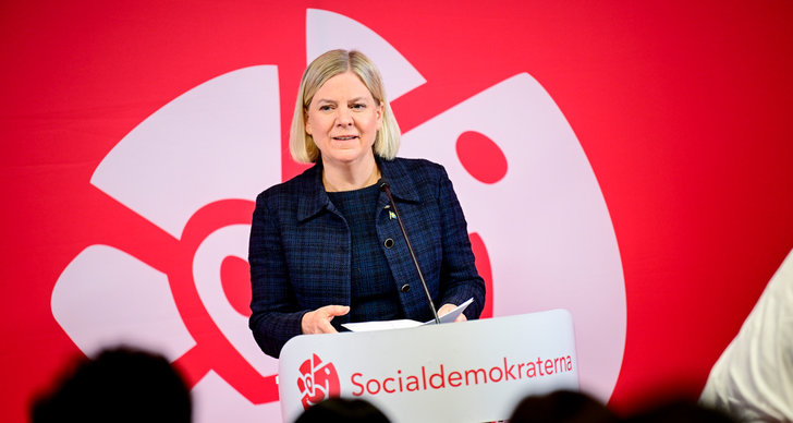 Socialdemokraterna, Magdalena Andersson, Politik, TT, Sverige