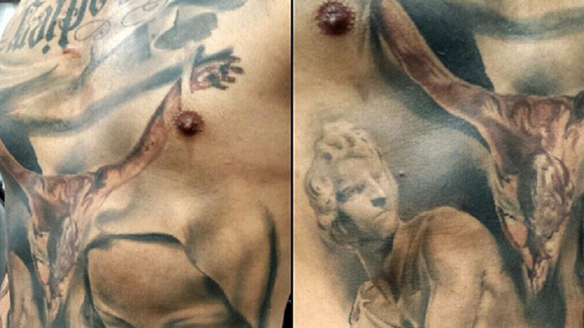 Kamil Tattoos i London bjuder även dom på sina alster på Instagram. 