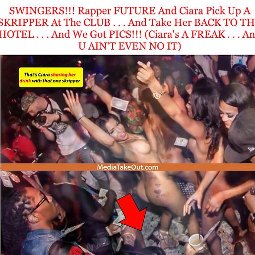 När det var dags att lämna klubben så gav Ciara och Future sin nya favoritstrippa ytterligare 40 000 kronor, och bad henne att följa med till deras rum för en "privat show". När det var dags att lämna klubben så gav Ciara och Future sin nya favoritstrippa ytterligare 40 000 kronor, och bad henne att följa med till deras rum för en "privat show".