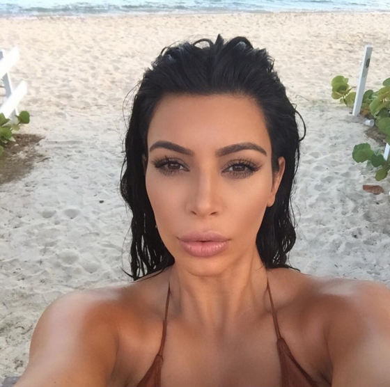 Kim Kardashian, instagram, Retuschering