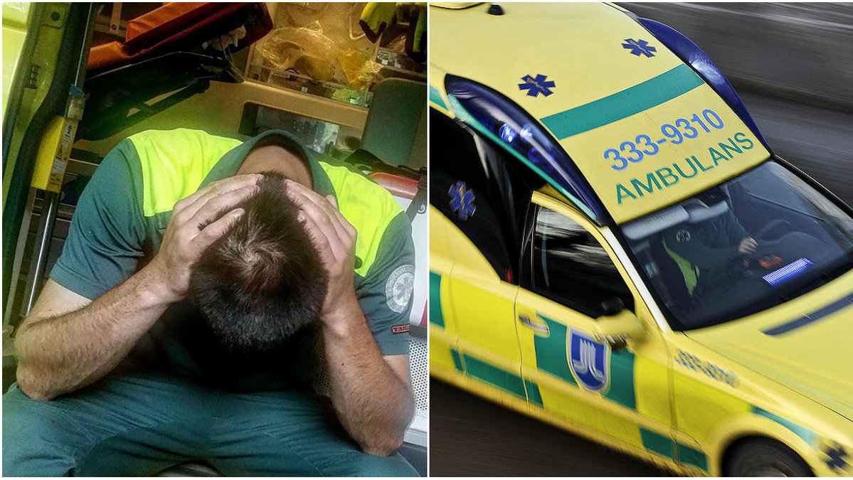 Ambulanssjukvårdaren Jimmy tycker det finns ett stort problem med hur folk betraktar ambulansen idag. 