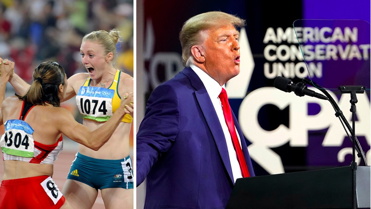 Trump är orolig för hur transkvinnor ska påverka damsport.