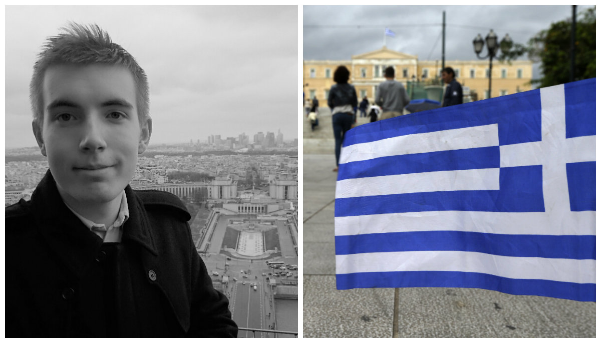 Jonathan Pasic tycker att EU måste rädda Grekland.