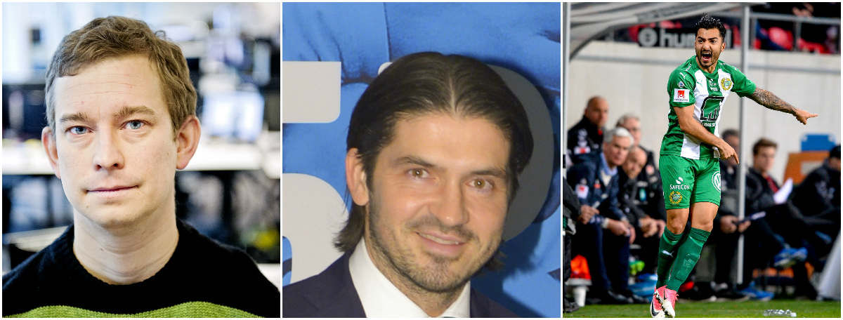 Erik Niva, Bojan Djordjic och Jiloan Hamad Erik Niva, Bojan Djordjic och Jiloan Hamad