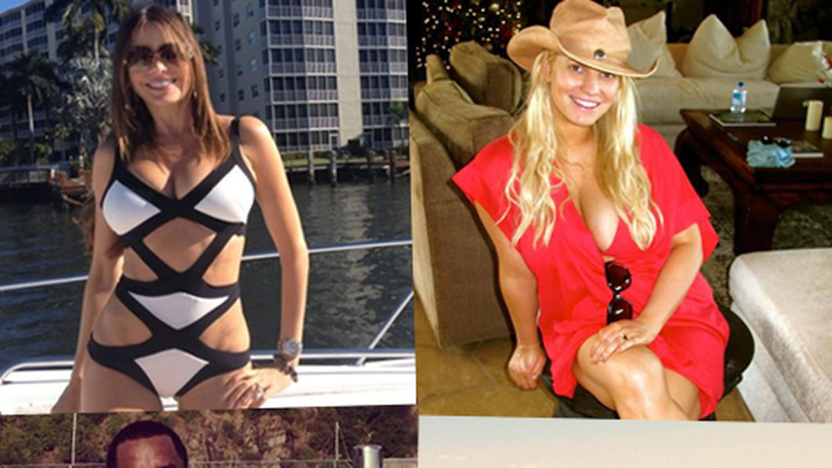 Sofia Vergara, Jessica Simpson, P Diddy och Elisabetta Canalis är några av stjärnorna som Instagrammat i veckan. 