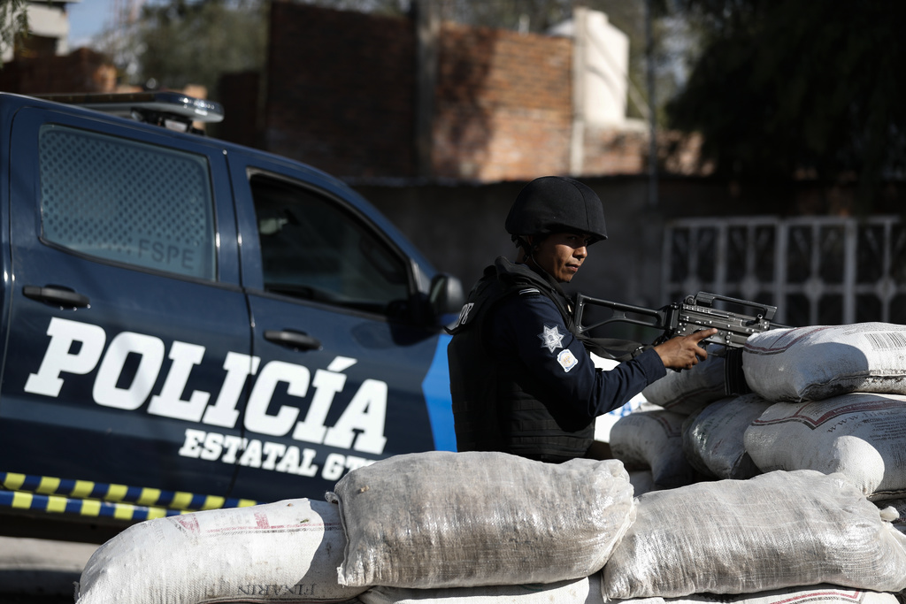 Mexikansk polis kämpar mot knarkkartellerna. Arkivbild.