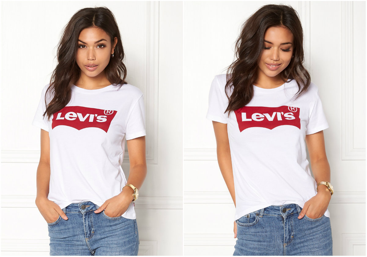 Den vita LEVIS t-shirten Den vita LEVIS t-shirten