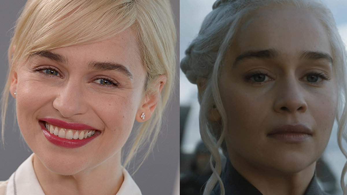 Emilia Clarke som Daenerys Targaryen i Game of Thrones