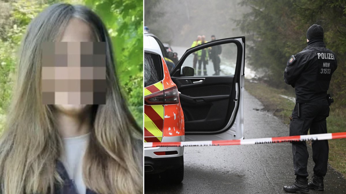 En tysk flicka hittades mördad i ett dike i söndags. 