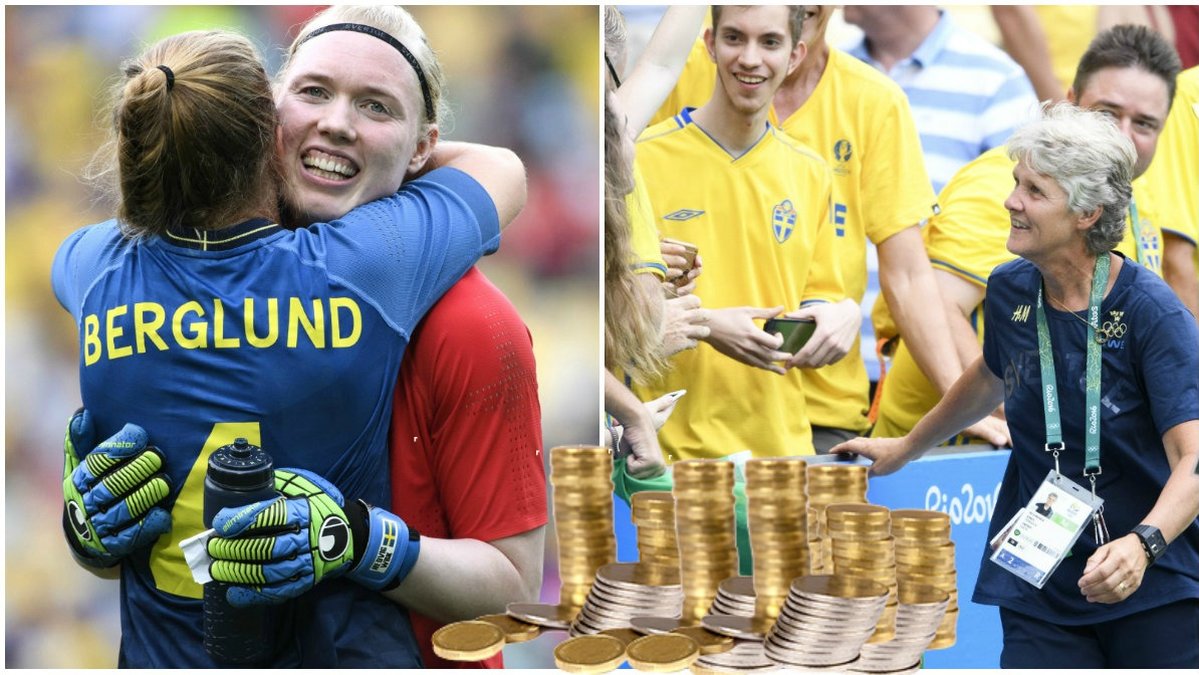 Svenska damlaget hyllades stort i OS.