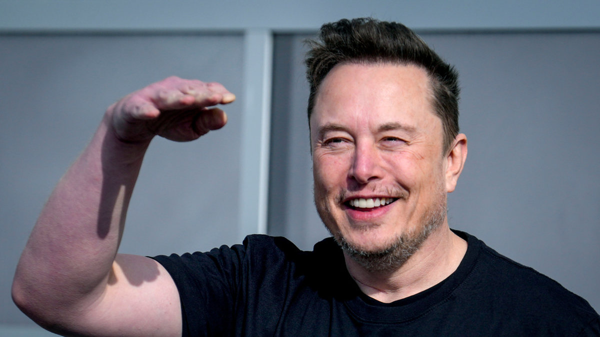 Teslas storägare och vd Elon Musk. Arkivbild
