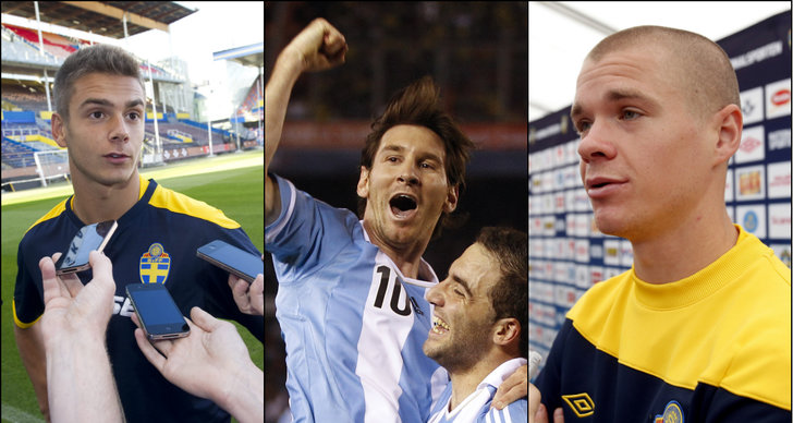 Samuel Holmén, Andreas Granqvist, Alexander Kacaniklic, Troja, Jimmy Durmaz, argentina, Lionel Messi, Sverige