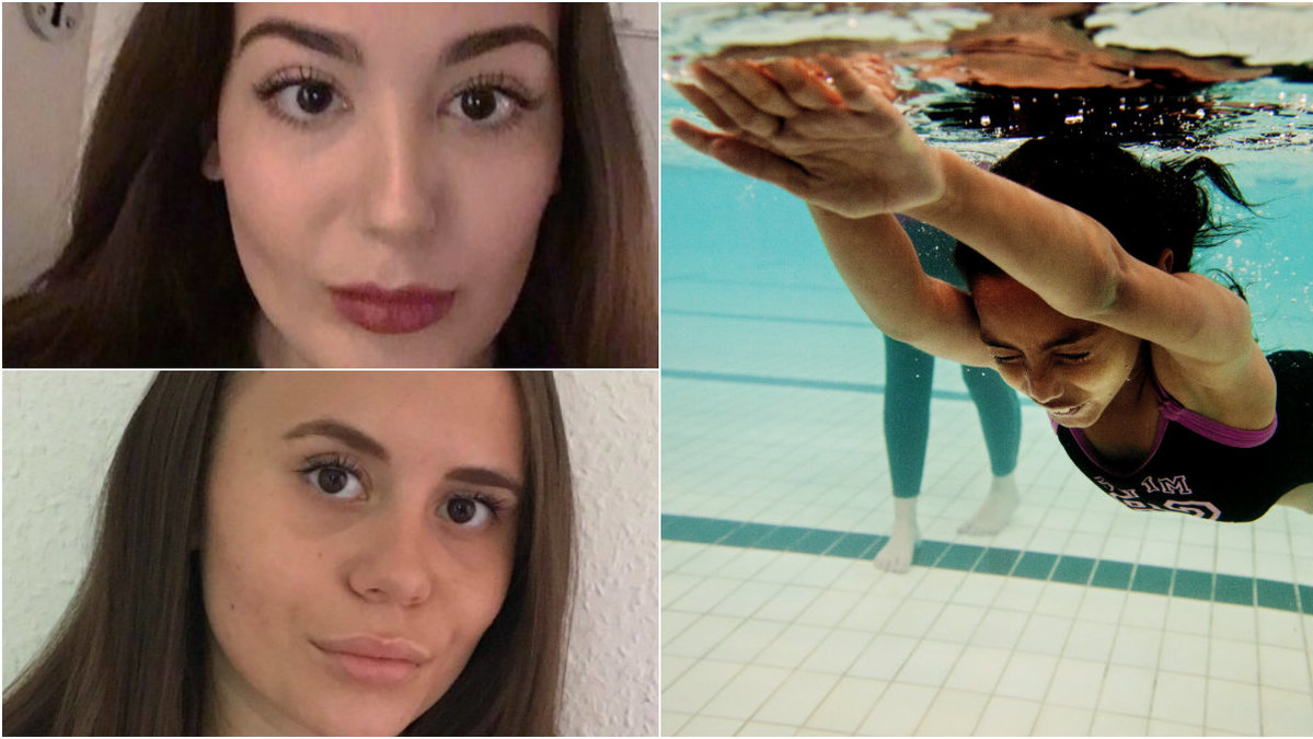 Miranda Kalabria och Emilia Kulevska (LUF) gillar inte idén med könsuppdelade badtider.