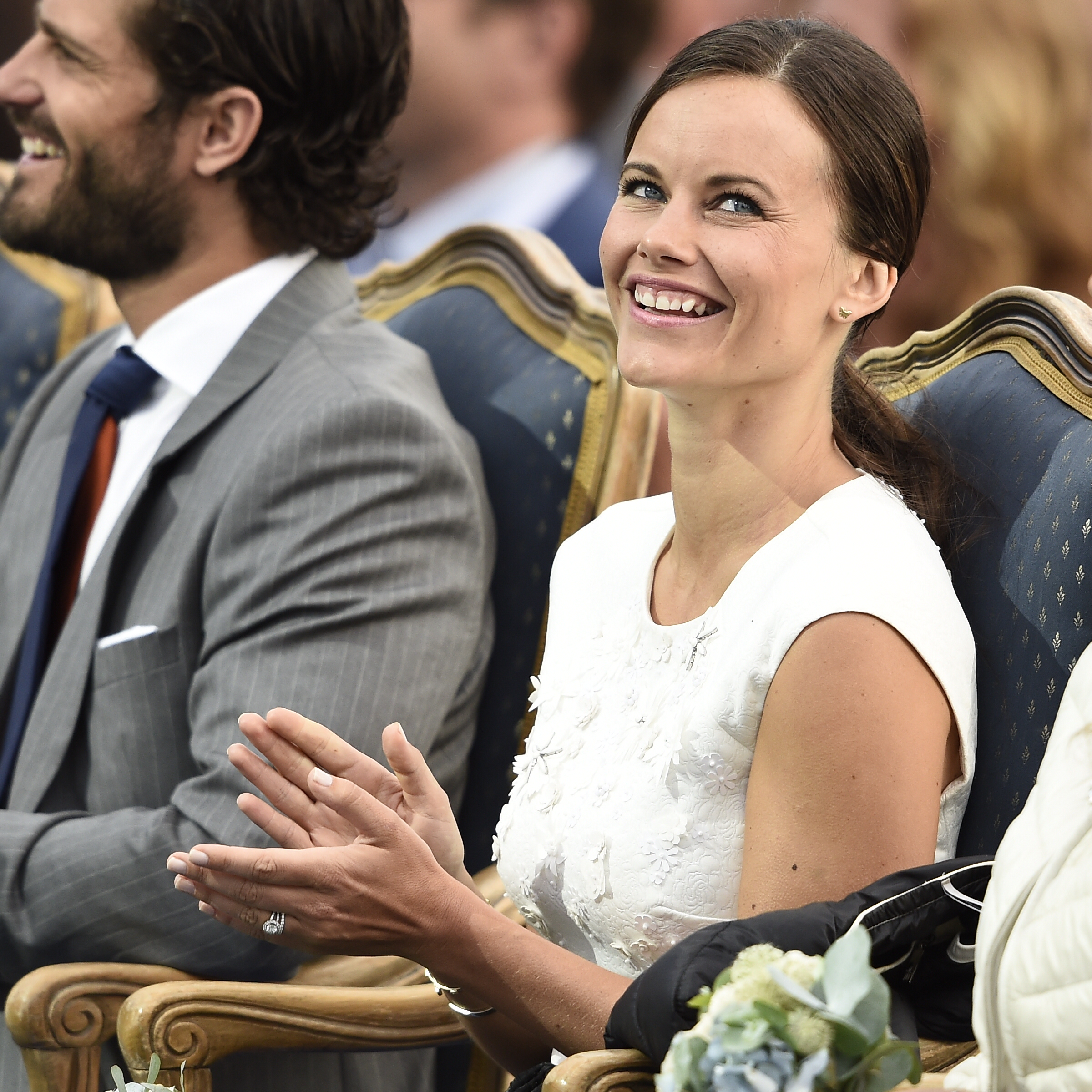 Prinsessan Sofia gjorde sitt första offentliga framträdande som prinsessa. Prinsessan Sofia gjorde sitt första offentliga framträdande som prinsessa.