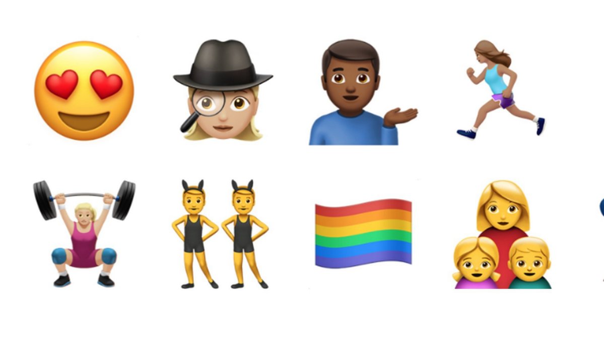Äntligen är de nya emojisarna här!