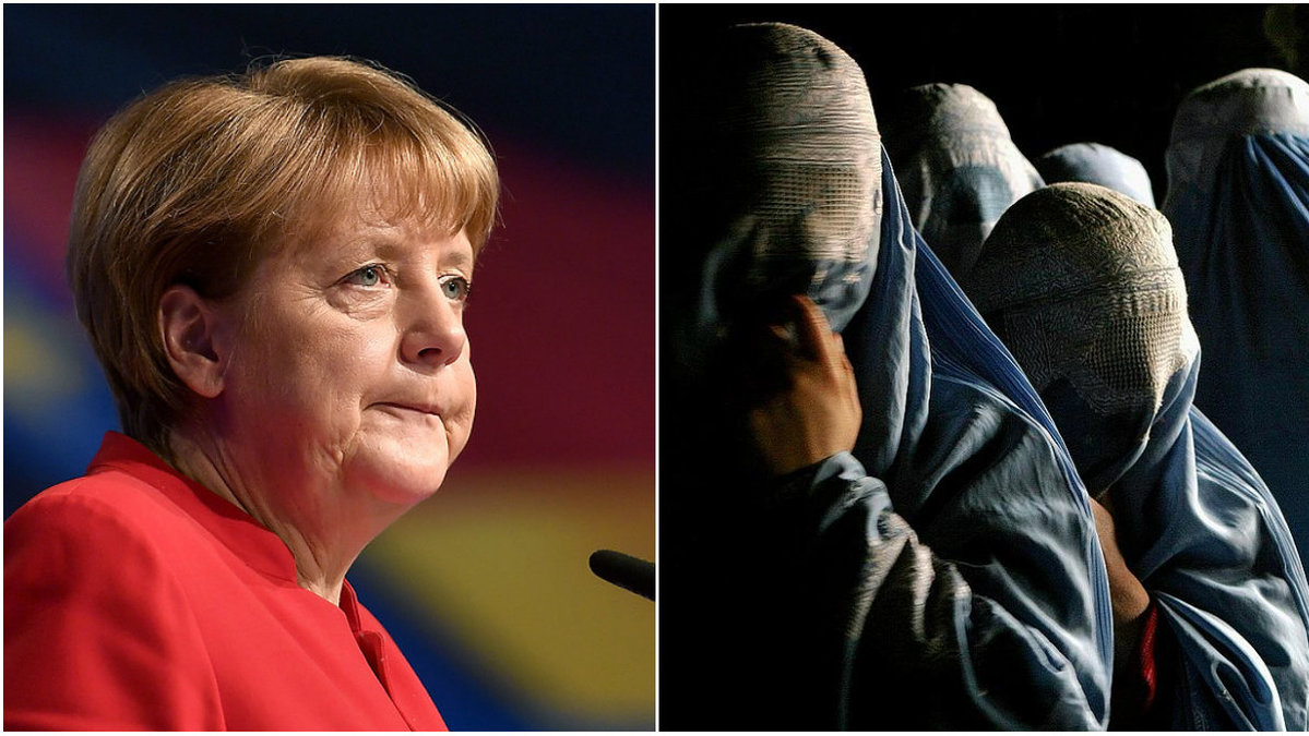 Angela Merkel vill se ett omfattande burkaförbud i Tyskland. 