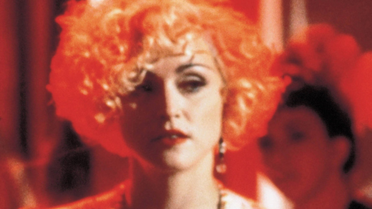 Så här såg Madonna ut i filmen Dick Tracy år 1990. 