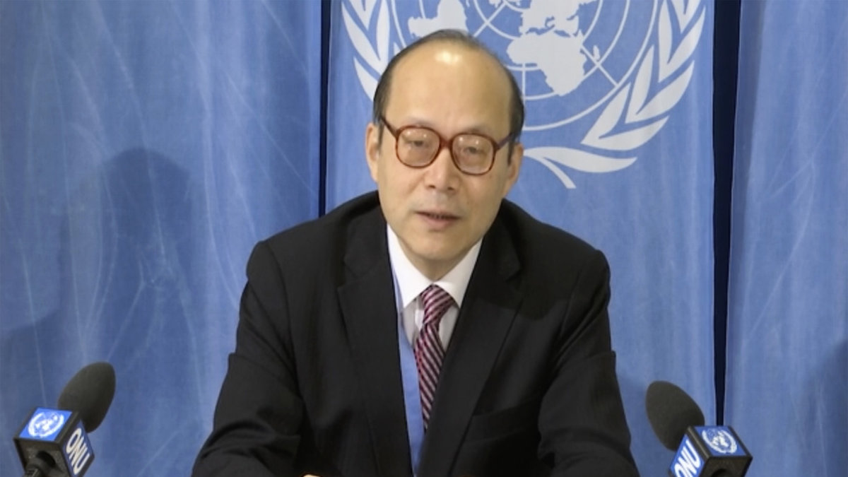 Kinas ambassadör till FN i Genève, Chen Xu.