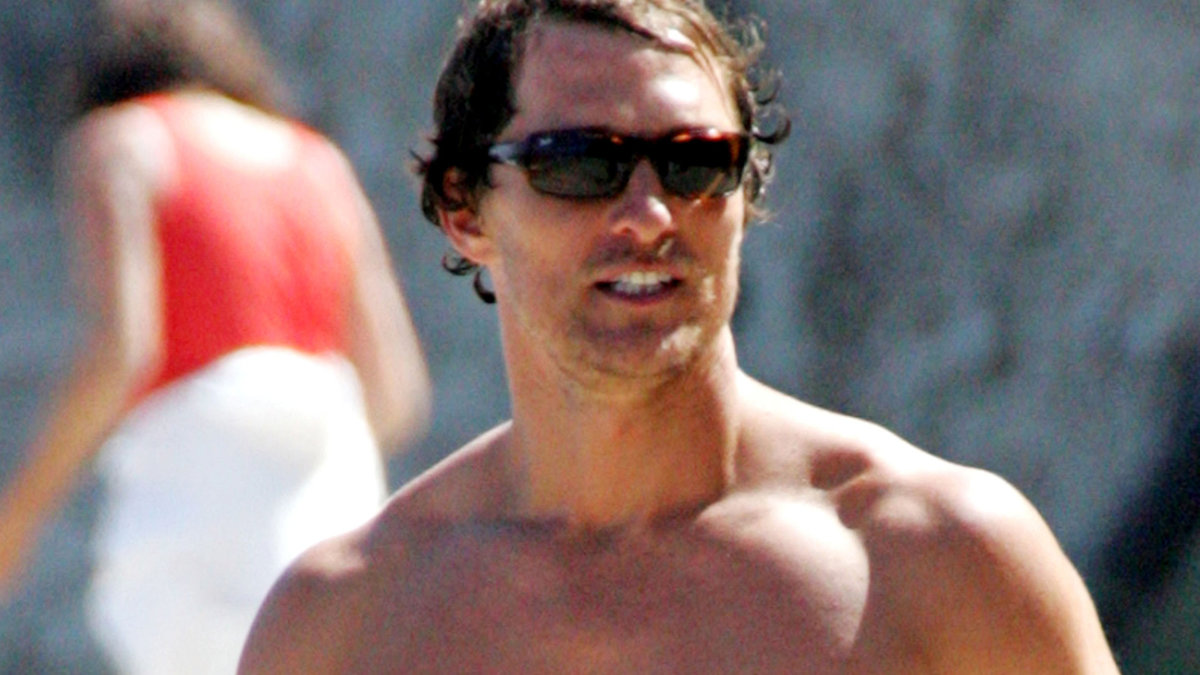En betydligt muskligare Matthew McConaughey.
