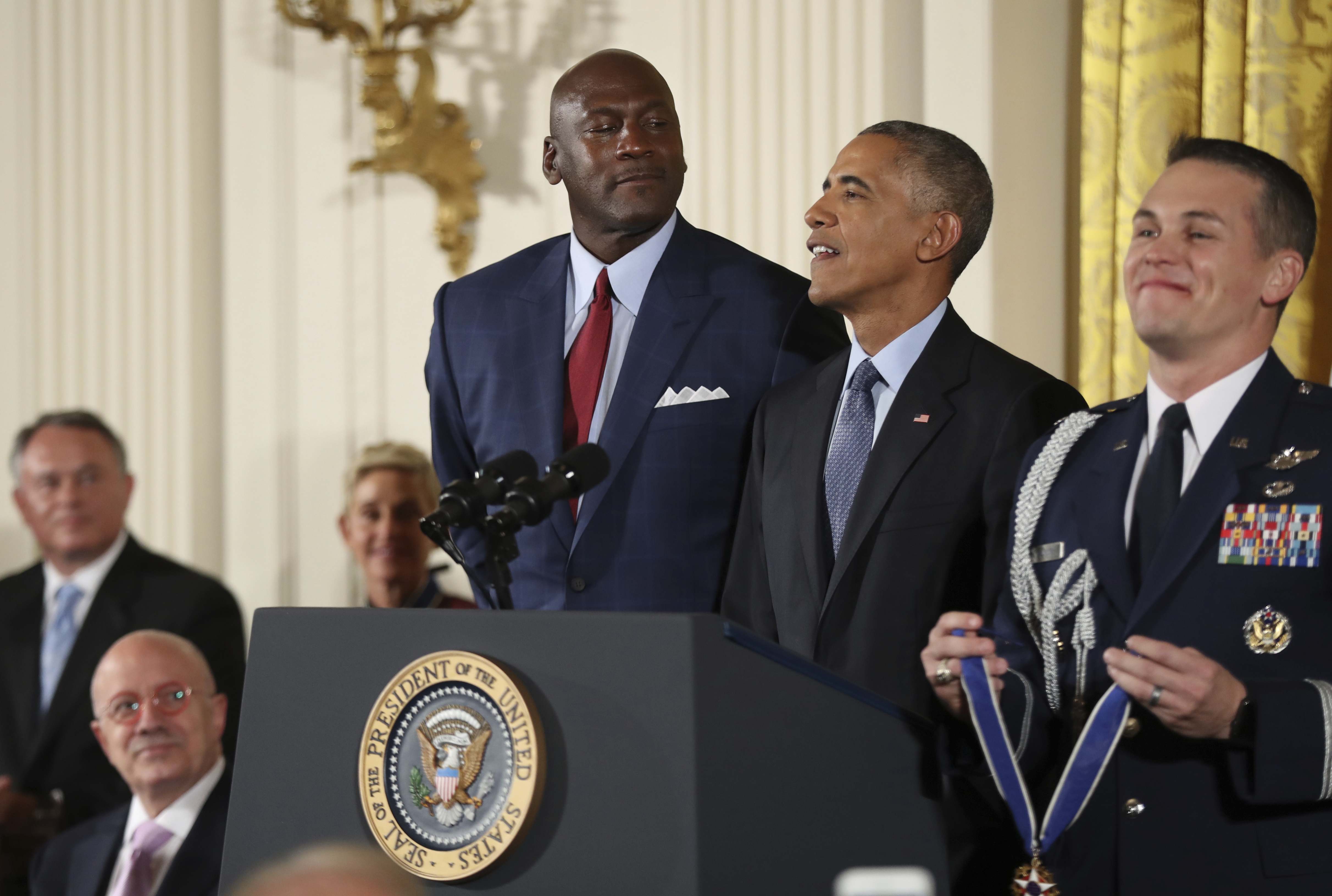 Michael Jordan och Barack Obama Michael Jordan och Barack Obama