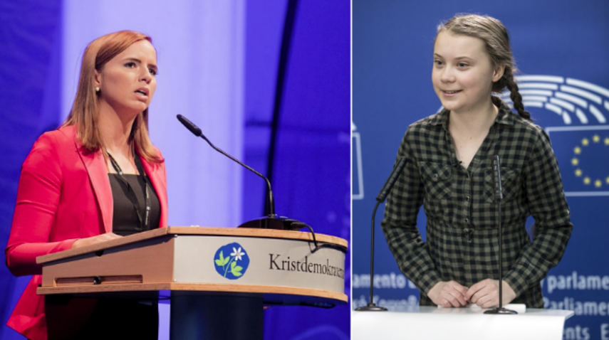 Sara Skyttedal, Kristdemokraterna, Greta Thunberg