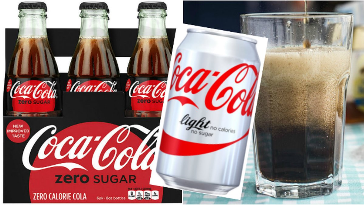 En del föredrar Coca Cola light – och andra föredrar Coca Cola Zero Sugar.