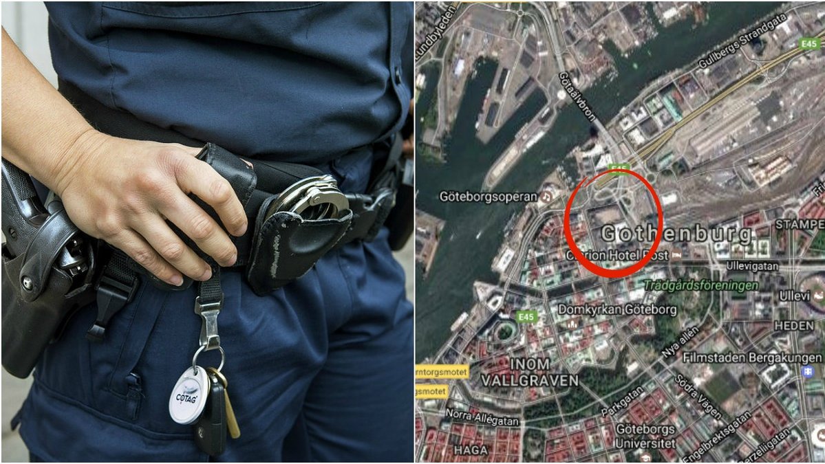 Två personer har knivskadats i Göteborg.