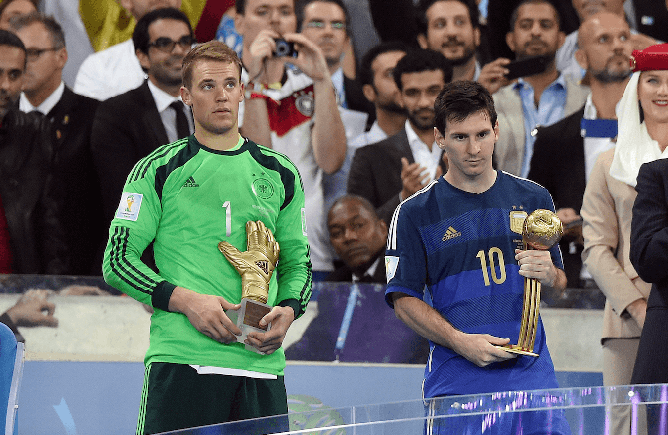 Messi fick pris som turneringens bästa spelare. Messi fick pris som turneringens bästa spelare.
