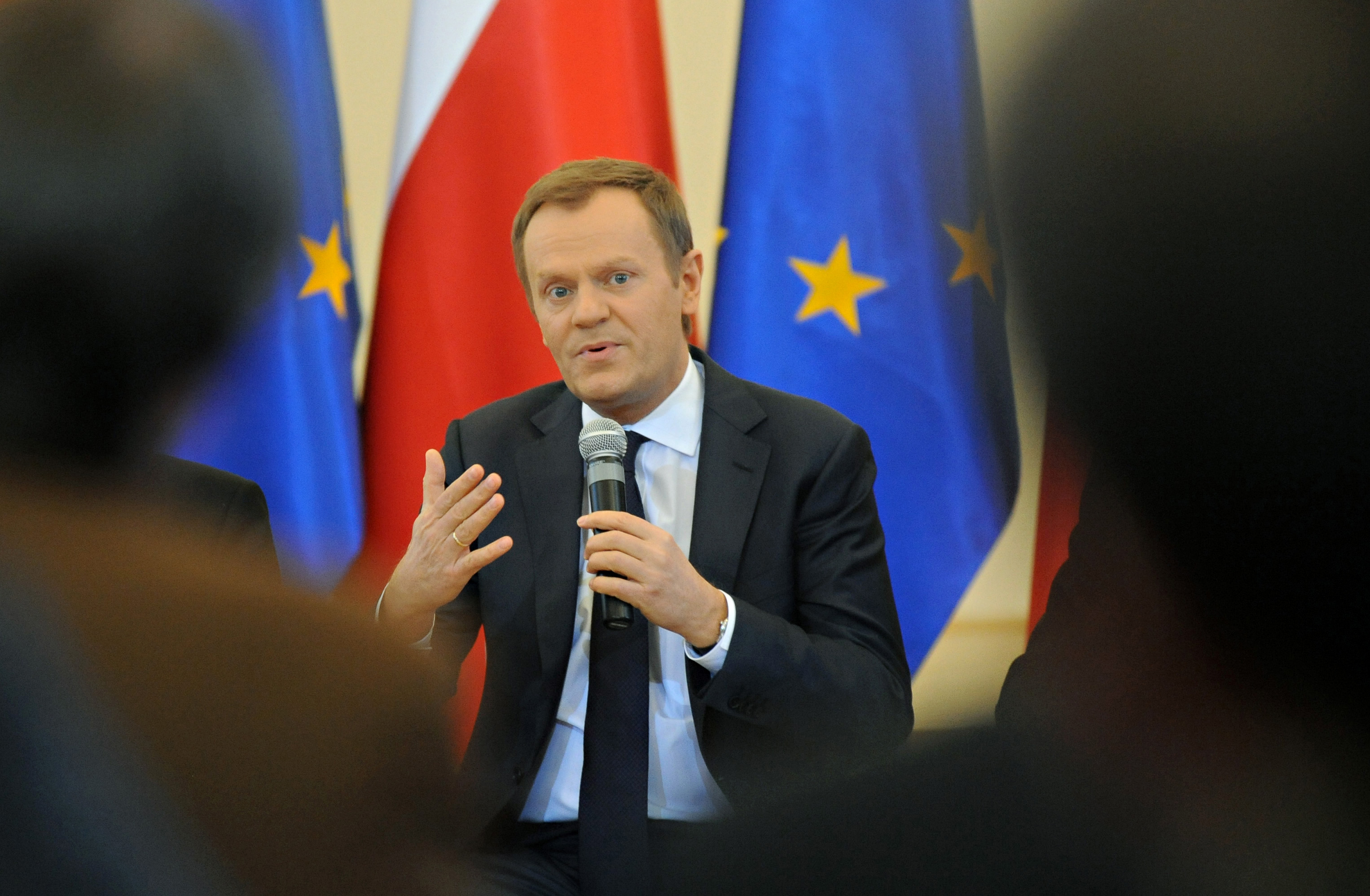 Polens premiärminister Donald Tusk var en av de första europeiska ledarna att skjuta upp ratificeringen av Acta.