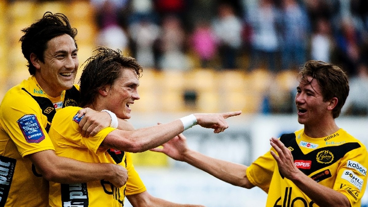 Lasse Nilsson nickade 1-0 till Elfsborg. 