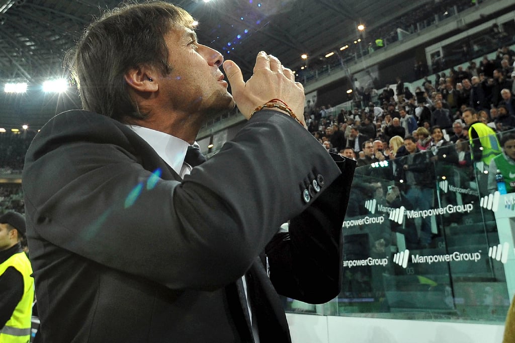 Juventus-tränaren Antonio Conte lär sova sött i kväll.