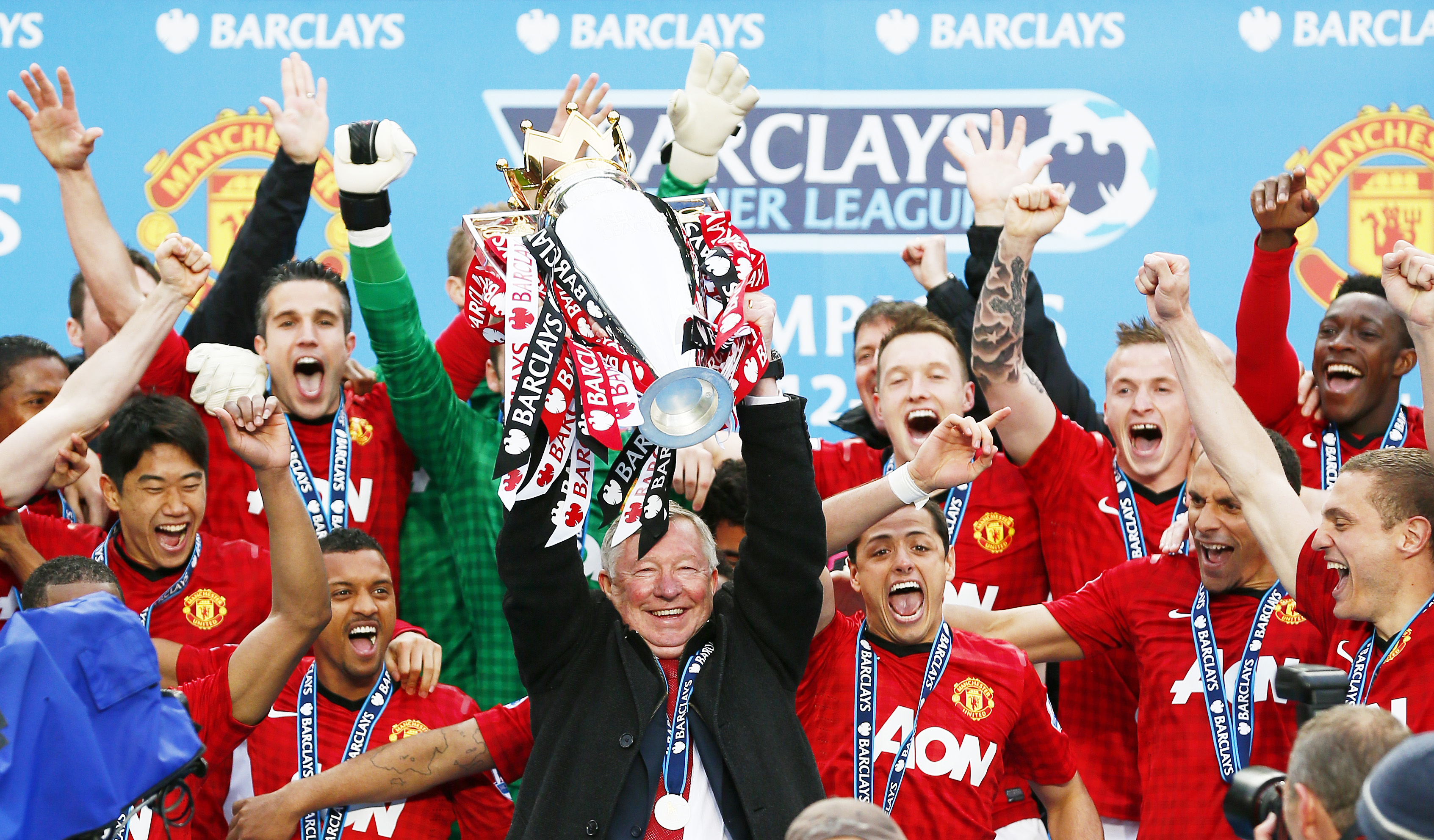 Ferguson fick avsluta sin tränarkarriär med att vinna Premier League förra säsongen.