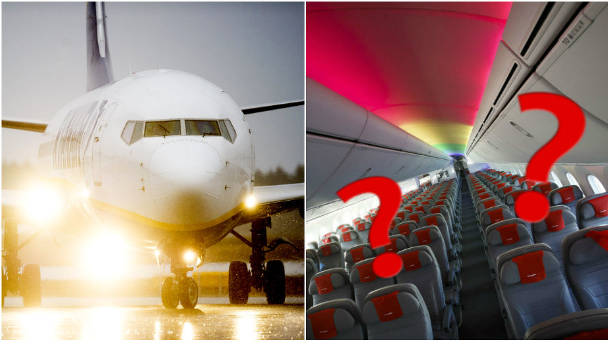 Vilken plats är egentligen säkrast i ett flygplan? (Bilden till höger är från Norwegians Boeing 787-9 Dreamliner)