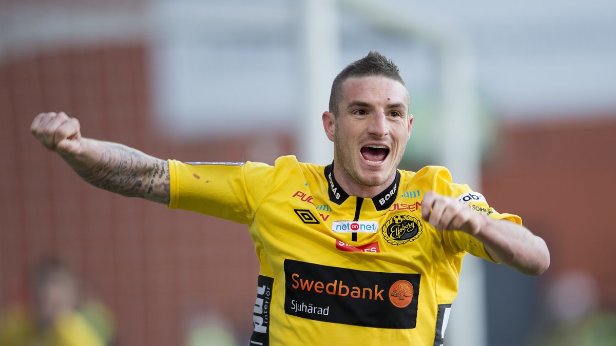 James Keene firar efter mål mot AIK.
