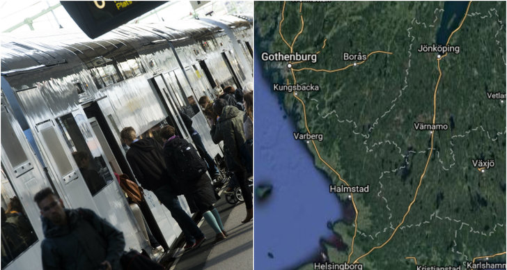 SJ, Göteborg, bombhot, Tågtrafiken
