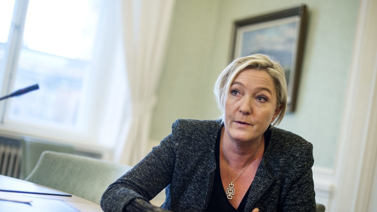 Marine Le Pen, ledare för Front National som SD vill samarbeta med.