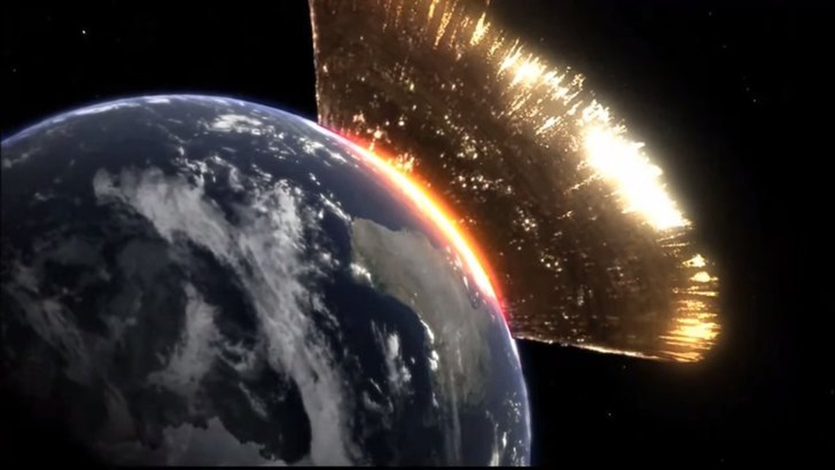 Då slog en komet troligen ner och utrotade dinosaurierna. 