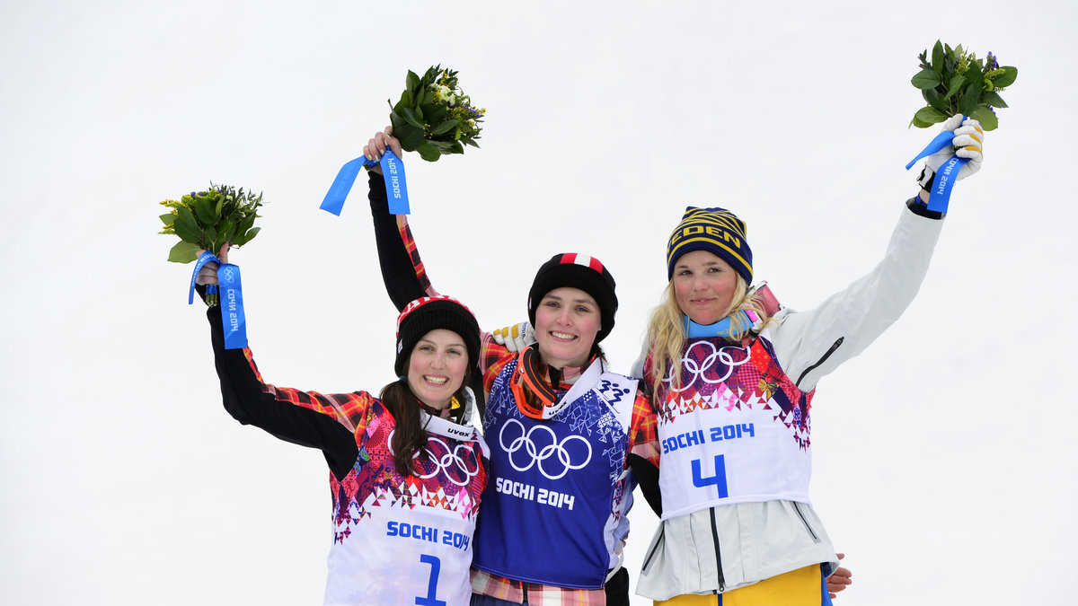 Kanada tog både guld och silver, men Anna Holmlund försvarade Sveriges färger och tog brons.