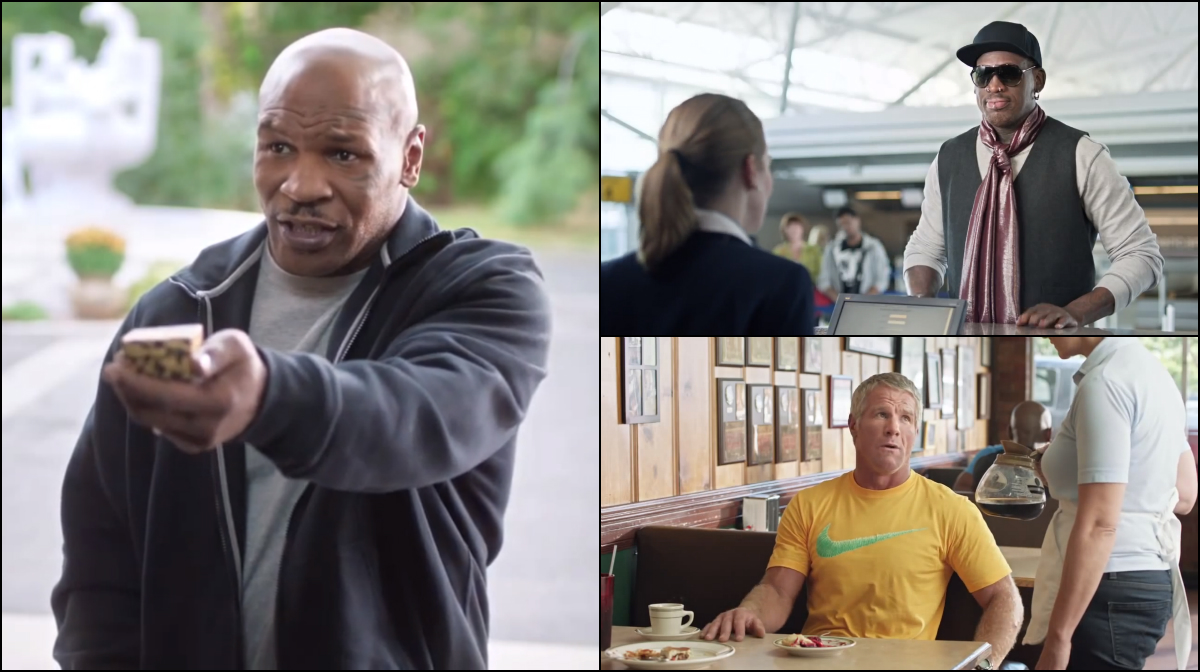 Mike Tyson ger tillbaka örat till Evander Holyfield och Dennis Rodman berättar att han ska återvända till Nordkorea i en ny reklamfilm för Foot Locker.