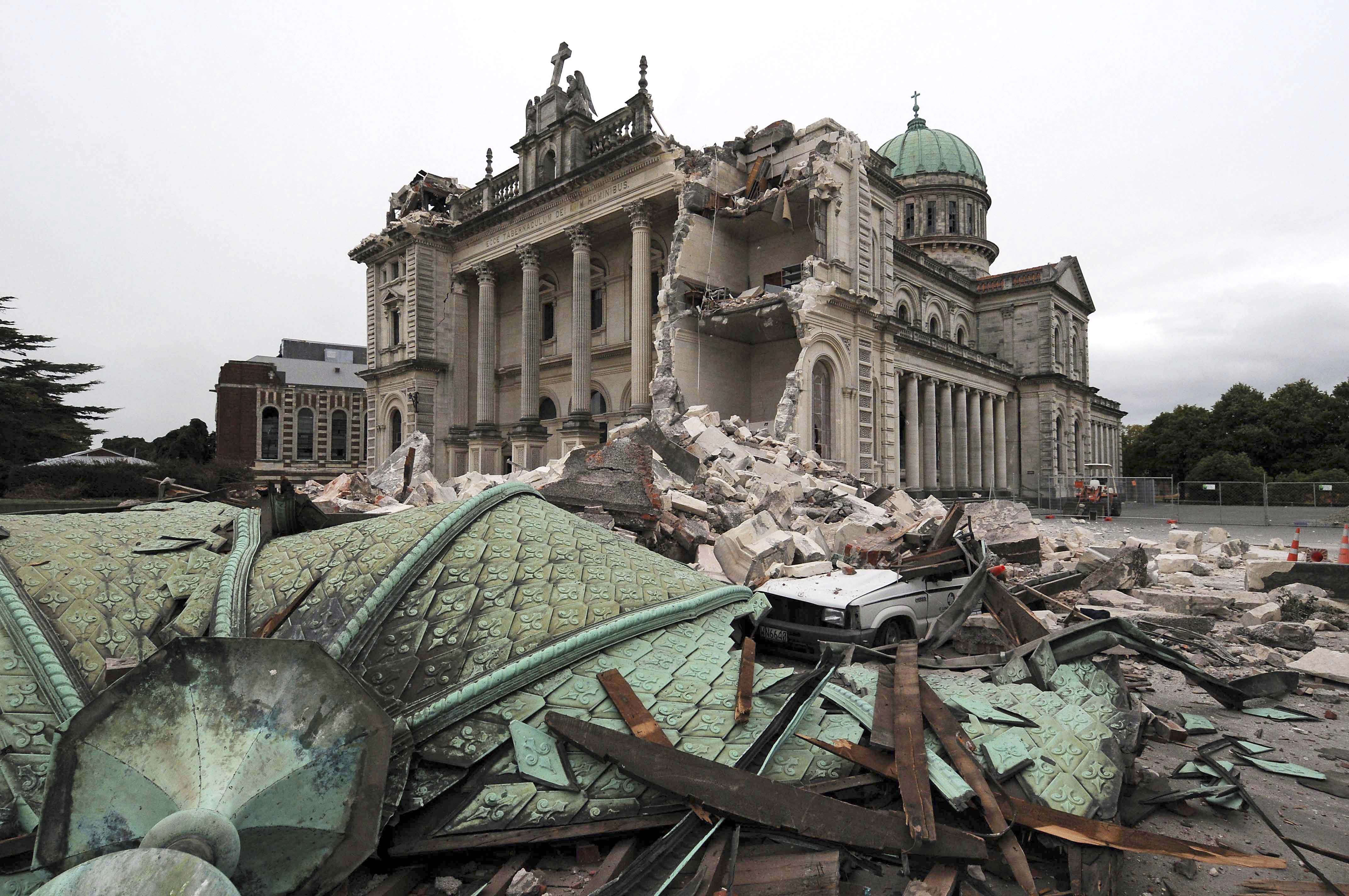 Christchurch drabbades av en jordbävning som dödade flera hundra personer.