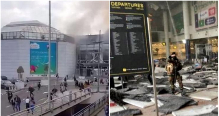 Flygplats, Bryssel, Explosion