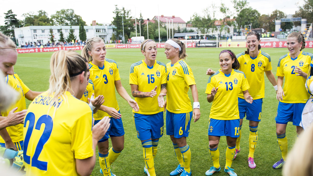 Det svenska landslaget.