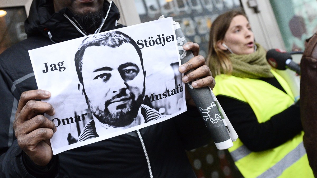 Många har reagerat mot drevet. Bilden är tagen från en demonstration i Stockholm.